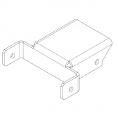 Накладка Н - образная  (секция - турникет) PERCo-MB-16.5