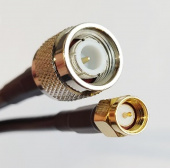Интерфейсный TNC male - SMA male кабель (для URA4 5dBi), 15м х 10мм
