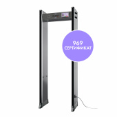 Проходной всепогодный арочный стационарный металлодетектор RADARPLUS Model F 969