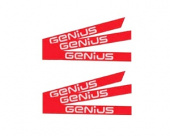 Наклейки светоотражающие Genius на стрелу, комплект 6 шт