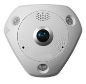 DS-2CD6365G0E-IVS(1.27мм)(B) - 6Мп fisheye IP-камера с ИК-подсветкой