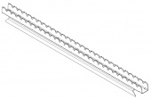 Накладка барьерная PERCo-MB-16.10