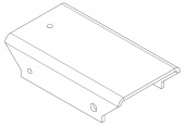 Накладка прямая верхняя (секция - секция) PERCo-MB-16.3