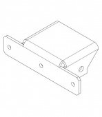 Накладка Т - образная (доп. секция - стена) PERCo-MB-16.7