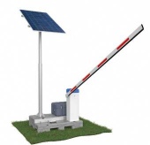 Solar-set „mobile“ Комплект солнечных батарей для мобильного шлагбаума, на передвижном бетонном фундаменте.