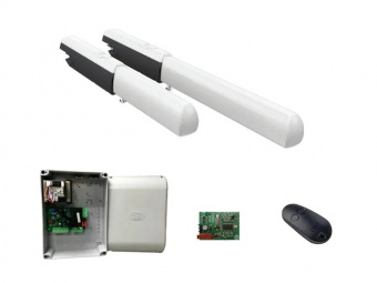 ATI5000A combo KIT - Комплект автоматики для двухстворчатых распашных ворот на основе привода А5000А (блок управления ZF1N, радиоуправление с фиксированным кодом)