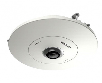 DS-2CD6365G0E-S/RC (1.27мм) - 6Мп fisheye IP-камера с ИК-подсветкой