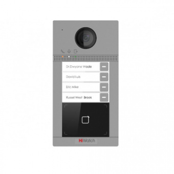 IP вызывная панель DS-KV8113-WME1(B)/Flush на одного абонента с ИК-подсветкой