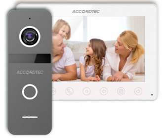 AT-home7 Комплект домофонии WH-GR  Видеодомофон 7"