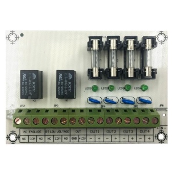 Релейный модуль мониторинга на 4 выходных канала Smartec ST-PS104FBRR