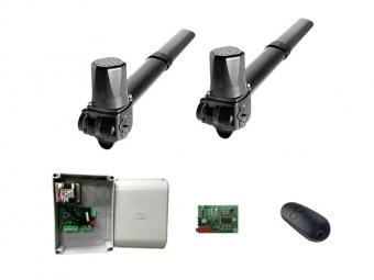 KR310 combo KIT - Комплект автоматики для двухстворчатых распашных ворот на основе привода KR310 (блок управления ZF1N, радиоуправление с фиксированным кодом)
