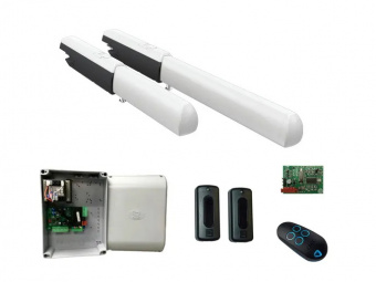 ATI3000A RC combo KIT - Комплект автоматики для двухстворчатых распашных ворот на основе привода А3000А (блок управления ZF1N, радиоуправление с динамическим кодом, фотоэлементы)