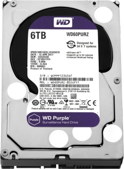 HDD 6000 GB (6 TB) SATA-III Purple (W60PURZ)
