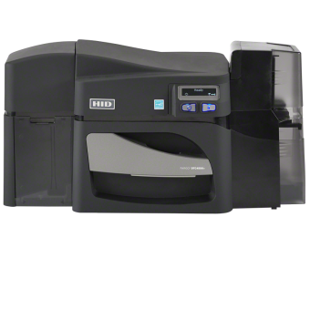 Принтер пластиковых карт DTC4500e с лотком на 100 карт, USB и Ethernet