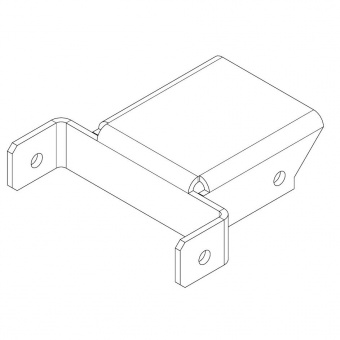 Накладка Н - образная  (секция - турникет) PERCo-MB-16.5