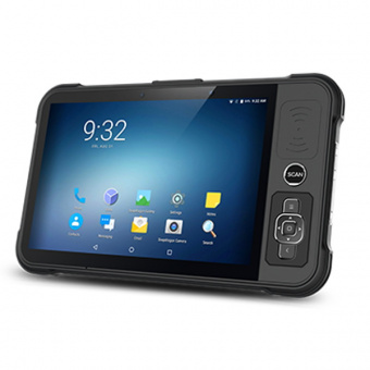 Промышленный планшет P80; Android 9.0, 3Gb/32Gb; iUHF, 4G, WiFi, BT, GPS, NFC, 13Mp; 8" IPS LTPS 1920x1200, клавиши, 8000mAh, IP65, Advanced Edition
