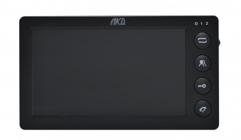 ЛКД-ДМ-1000-7/1, Видеодомофон 7 дюймов 1000ТВЛ CVBS (аналоговый сигнал). Чёрный.